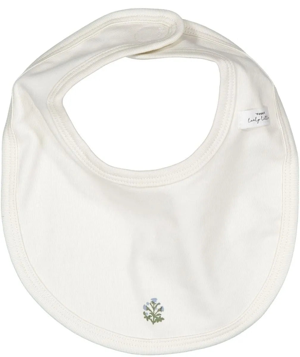 Lovely Littles bib - Zara blue embroidered