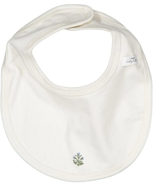 Lovely Littles bib - Zara blue embroidered