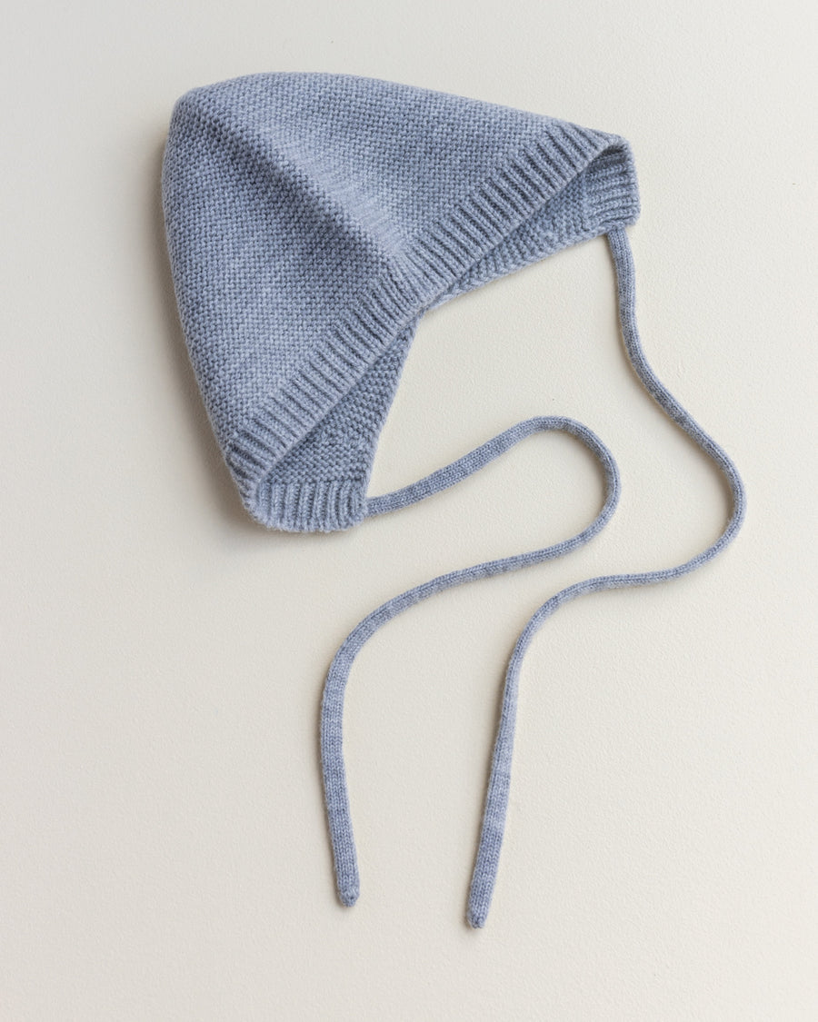 Hvid dolly bonnet- grey melange