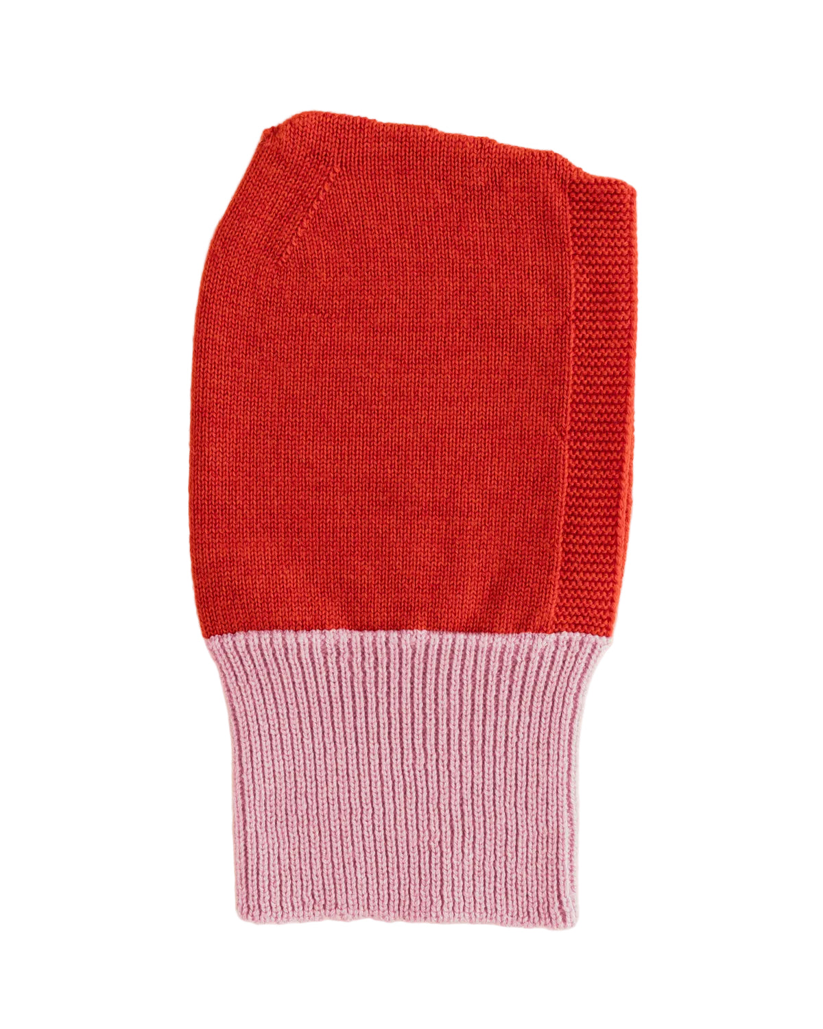 Hvid Balaclava cotton candy/ red – baby balaclava