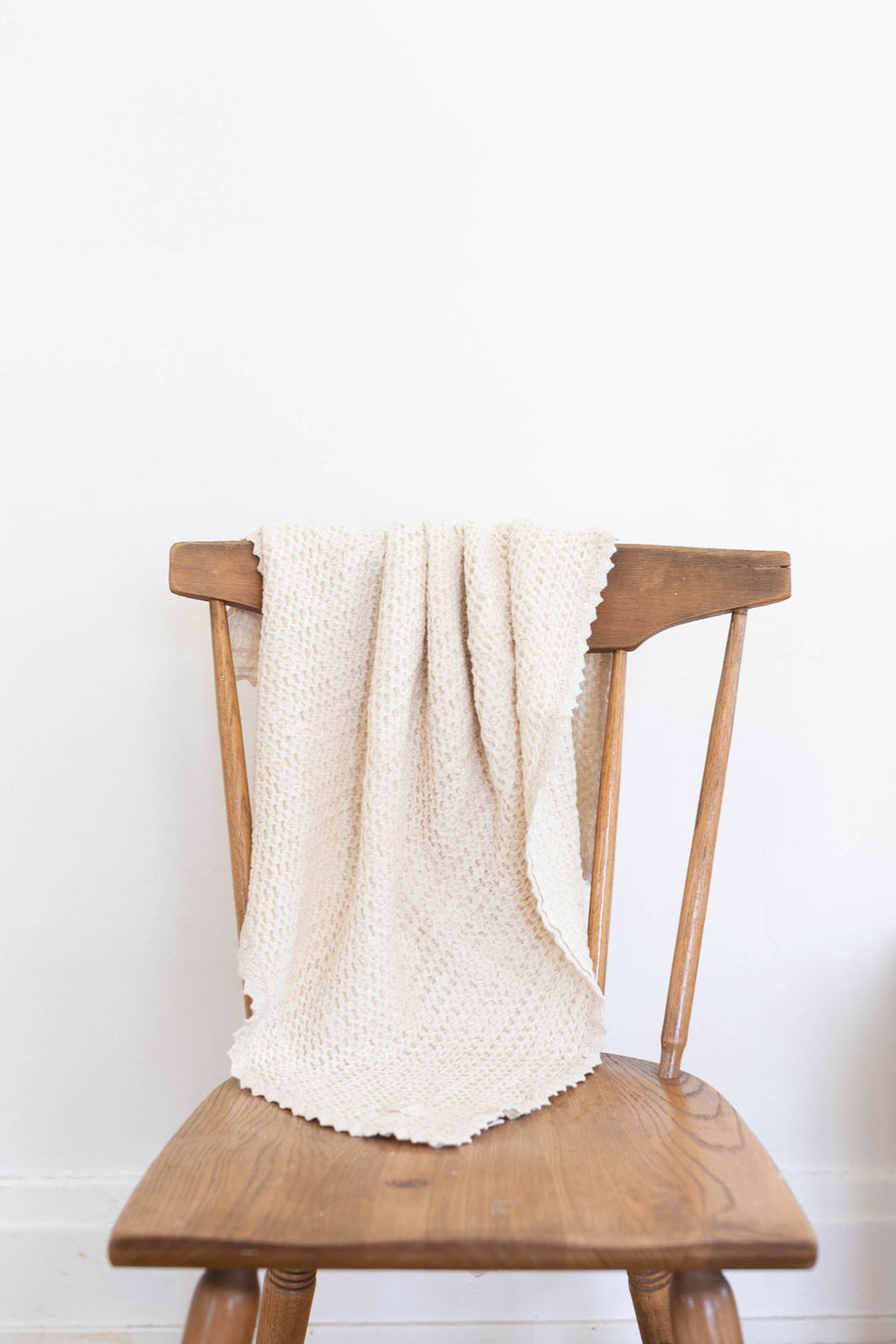 New Grain waffle blanket | baby size - milk