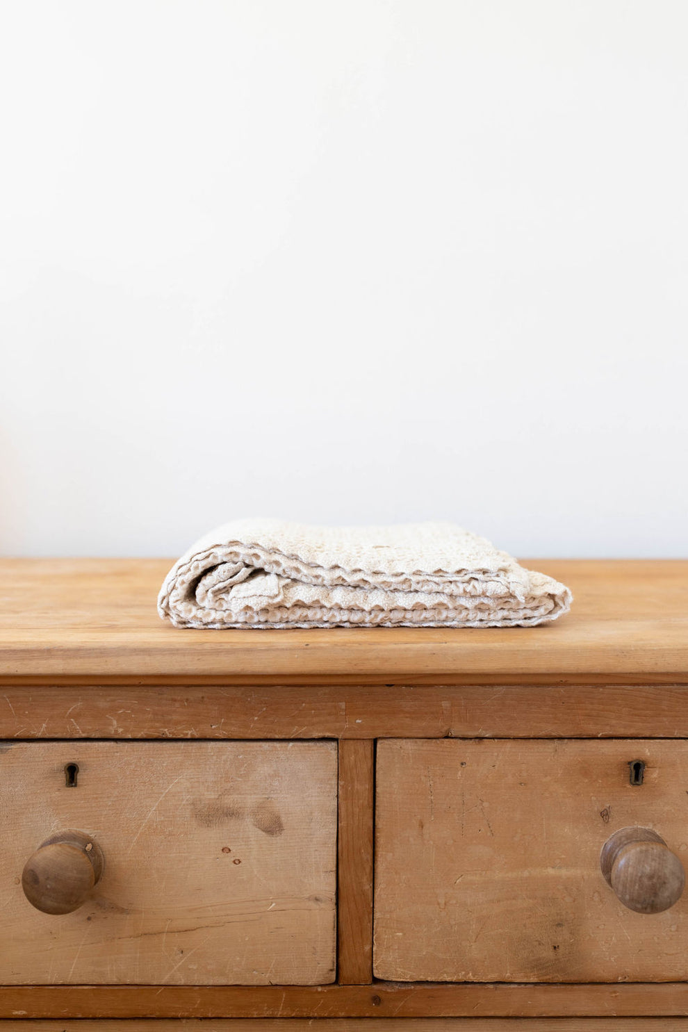 New Grain waffle blanket | baby size - milk