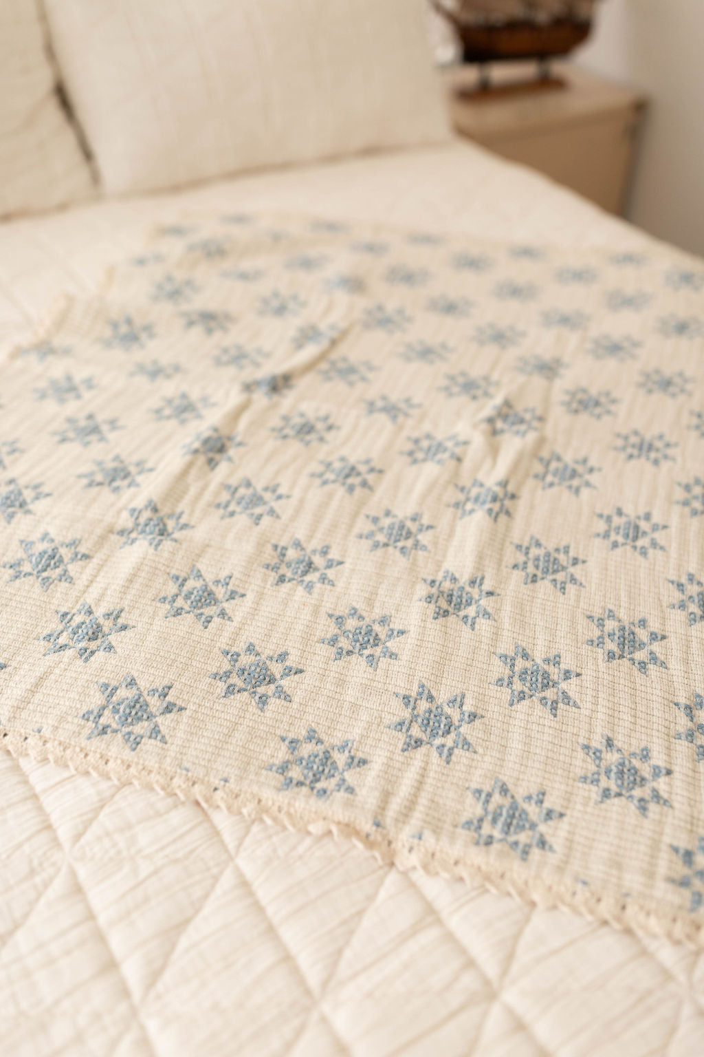 New Grain star quilt- sky