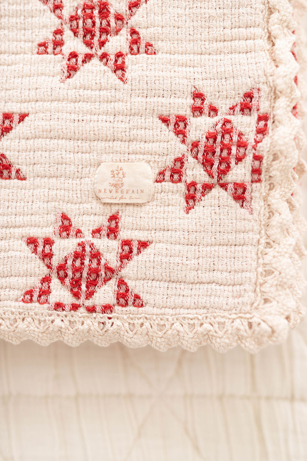 New Grain star quilt-ruby