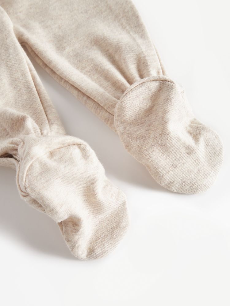 MarMar Rubetta- light beige melange hat & onesie set