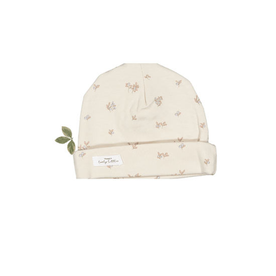 Lovely Littles pull on hat- berry blue