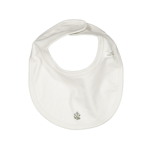 Lovely Littles Bib- Zara blue embroidered
