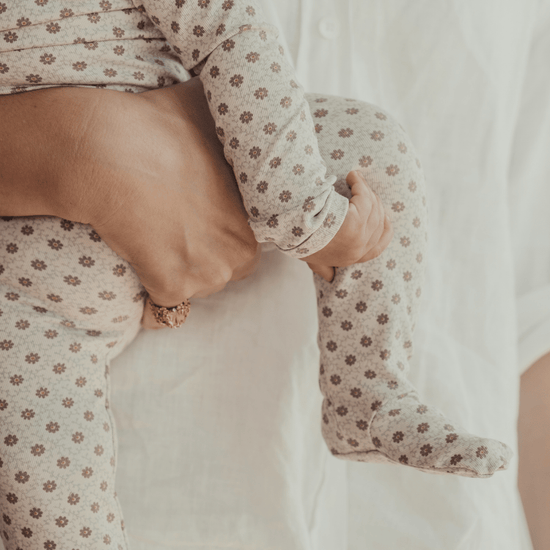 Lovely Littles Romper- Emma mauve