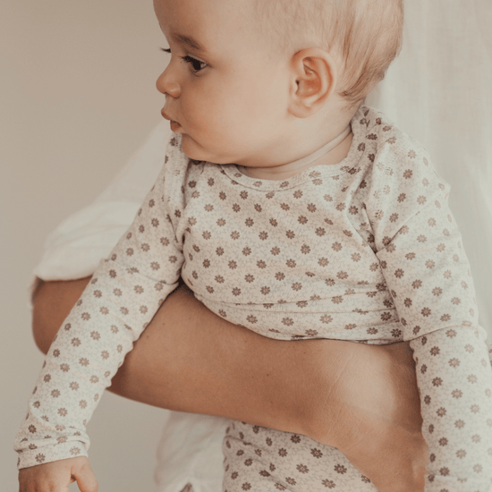 Lovely Littles Romper- Emma mauve