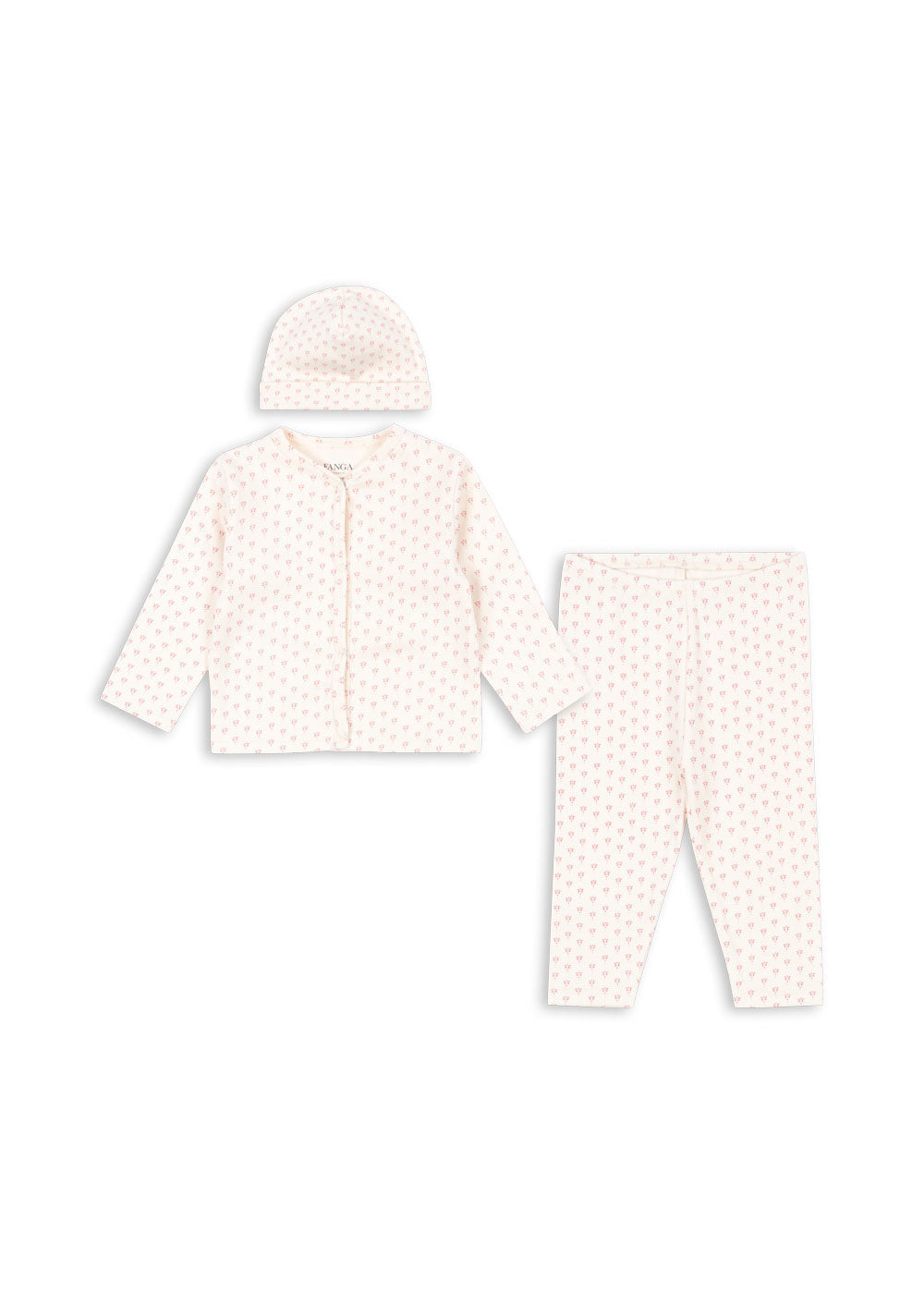 Fanga Fontana bello newborn set- rosa