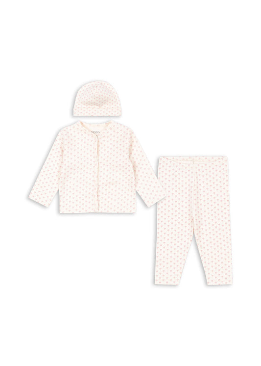 Fanga Fontana bello newborn set- rosa