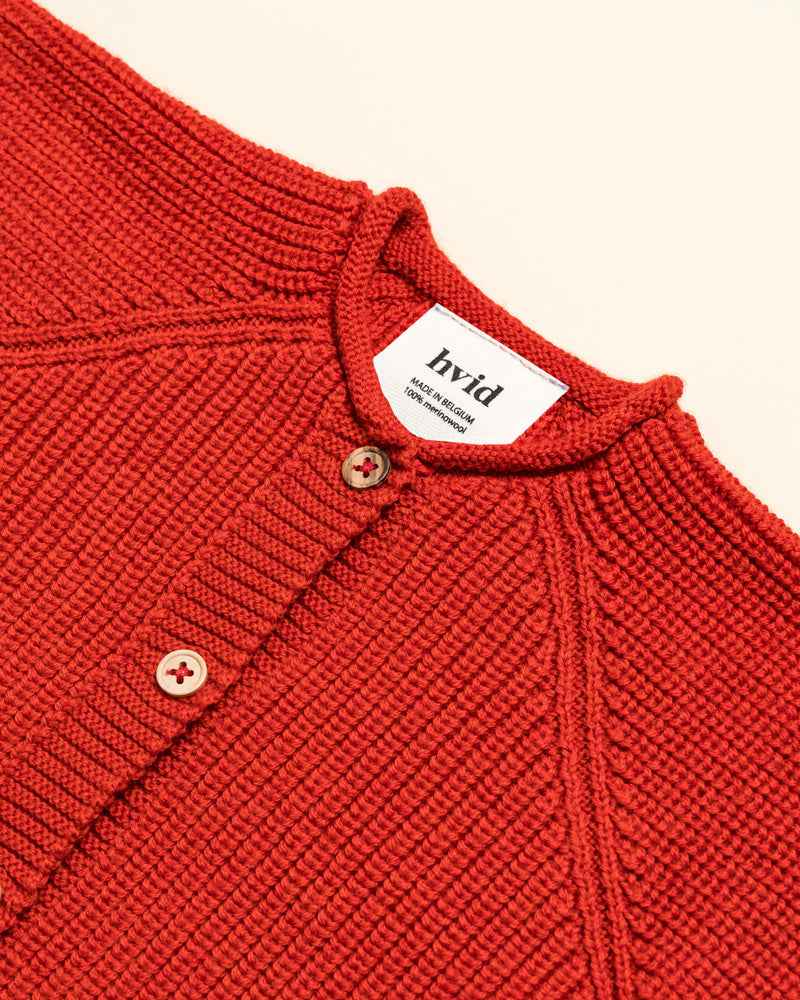 Hvid Inga cardigan-red