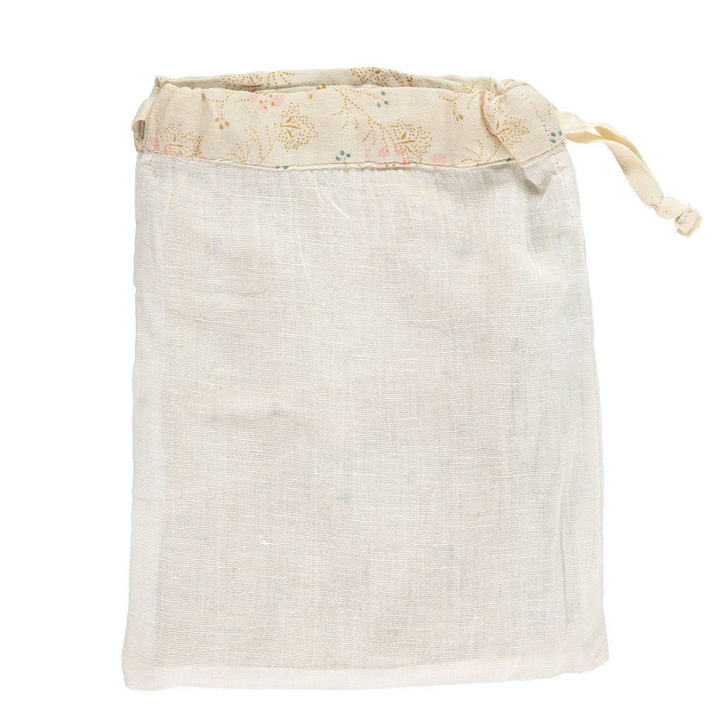 Camomile London Minako Golden Set of 2 Reversible Muslin Bibs