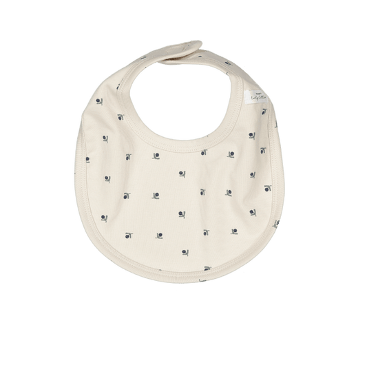 Lovely Littles Bib- mini stitch blue