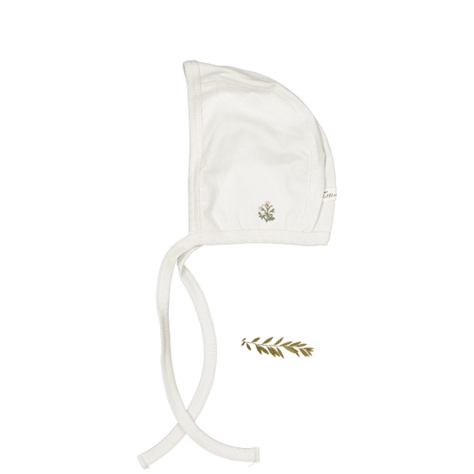 Lovely Littles bonnet - Zara pink embroidered