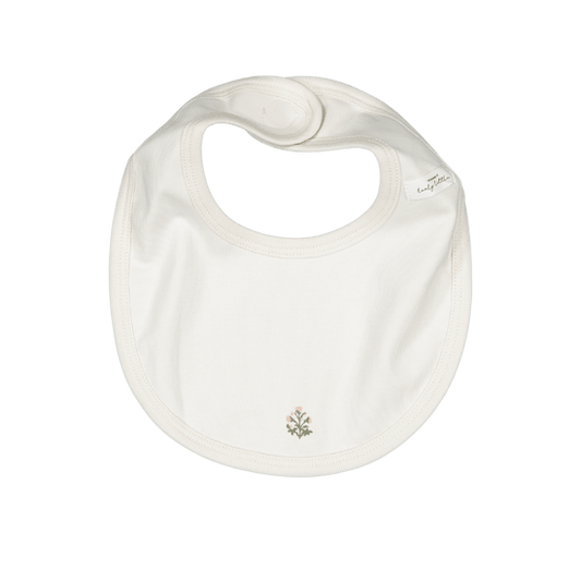 Lovely Littles Bib- Zara embroidered pink