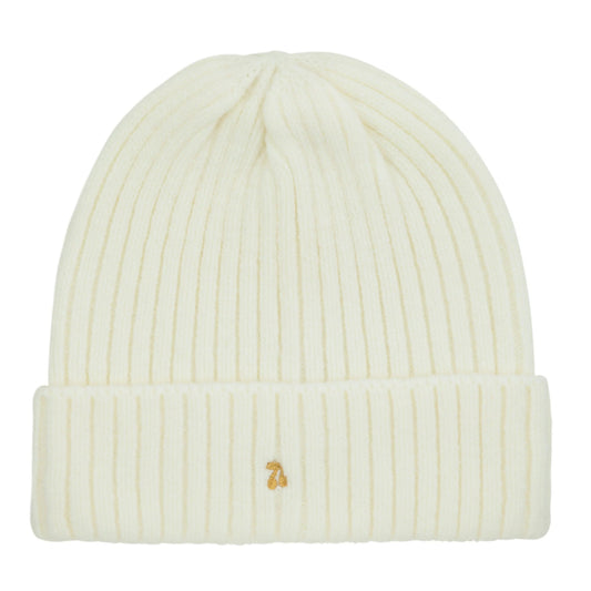 Le enfant ribbed beanie- ivory