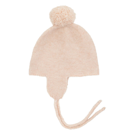 Le enfant cashmere bonnet- pink