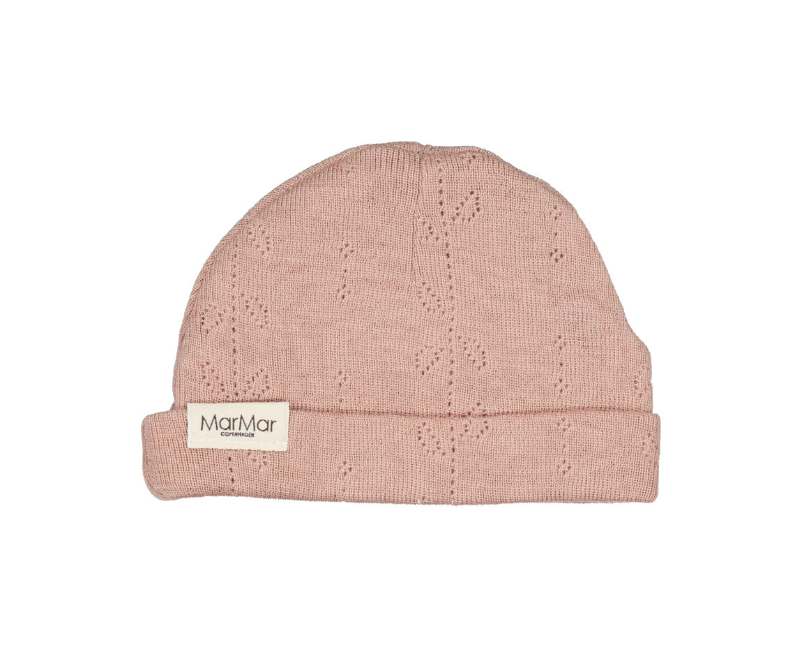 MarMar wool pointelle set, burnt rose