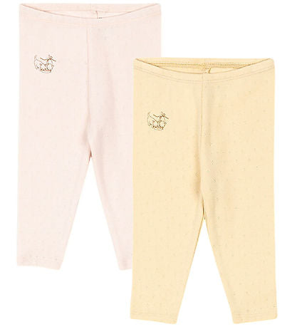 Fanga Fontana pointelle banana/ pink set