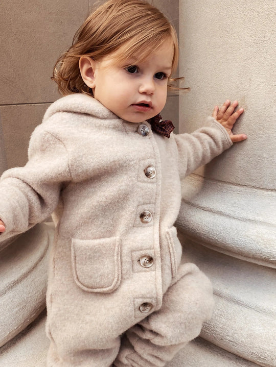 Lalaby Teddy onesie oat