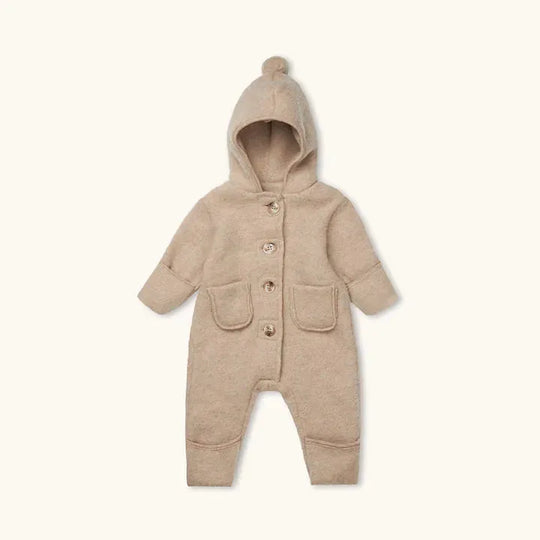 Lalaby Teddy onesie oat