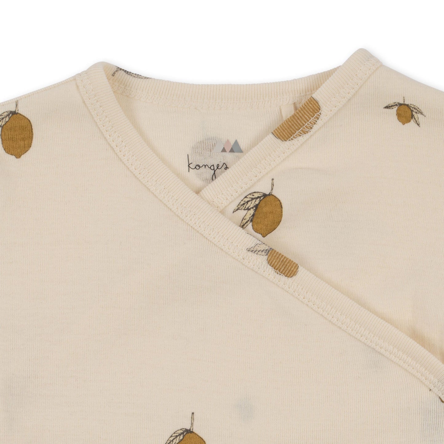 Konges Sloejd newborn onesie gots- lemon ( sold with bonnet only)
