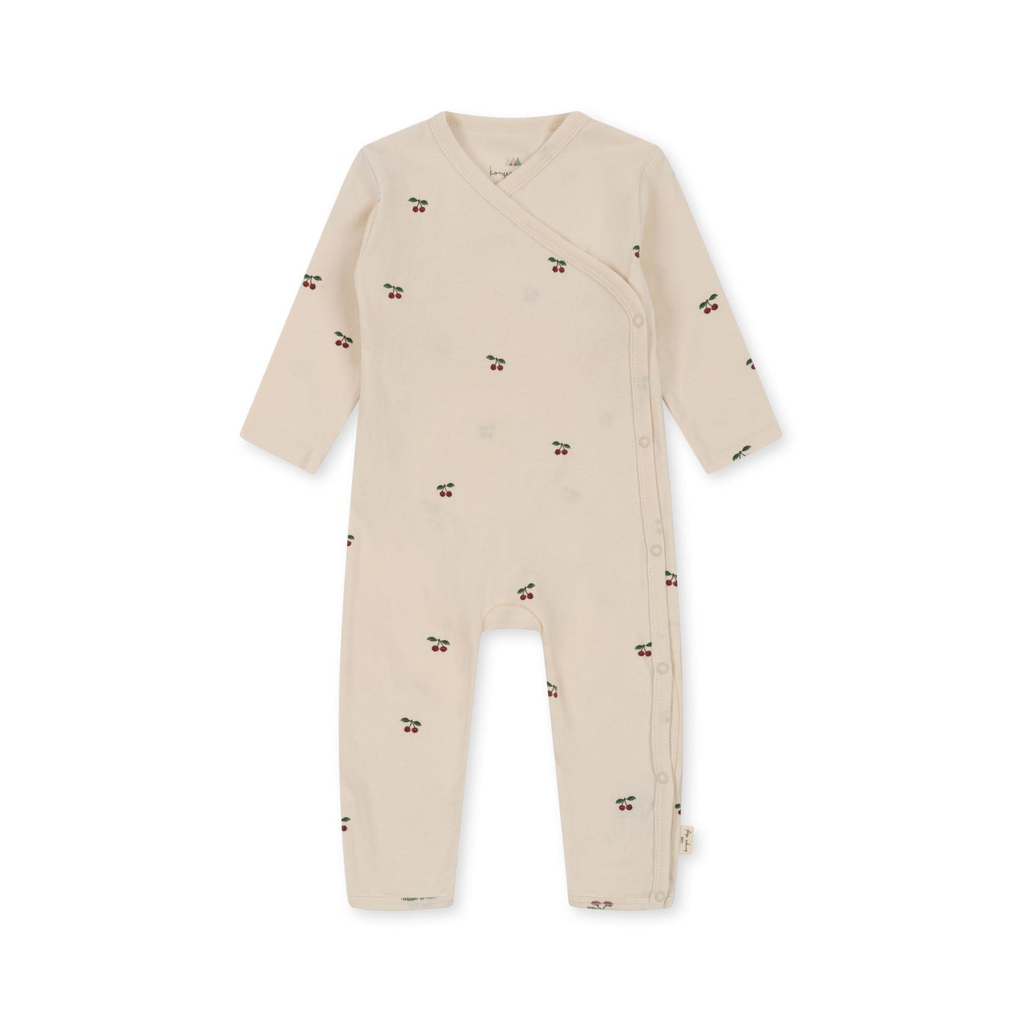 Konges Sloejd newborn onesie gots- cherry ( sold with bonnet only)