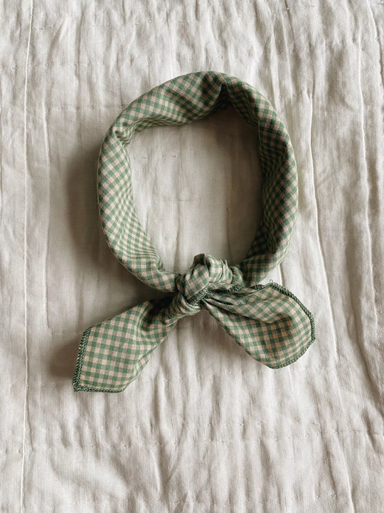 Lalaby Eddie scarf - green check