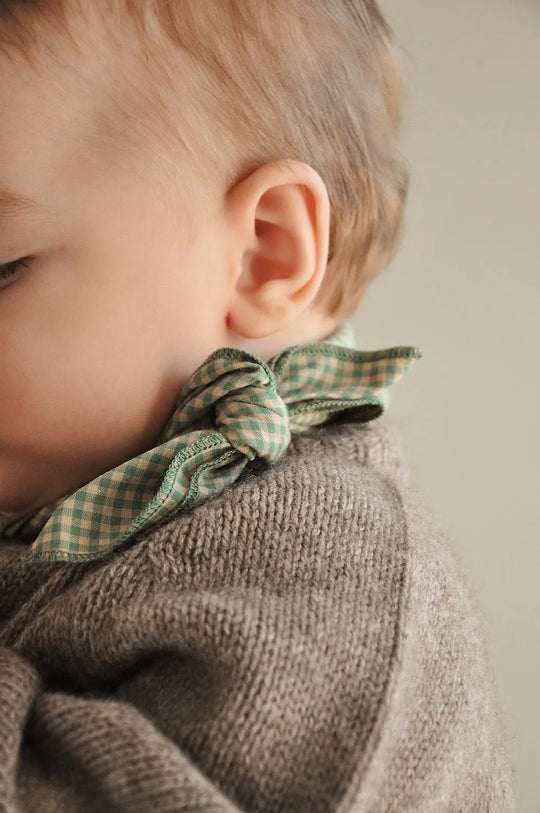Lalaby Eddie scarf - green check
