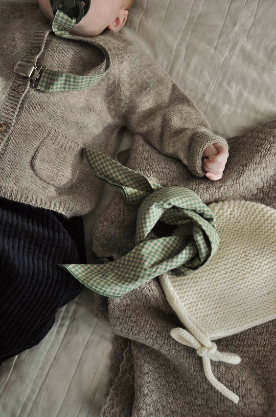 Lalaby Eddie scarf - green check