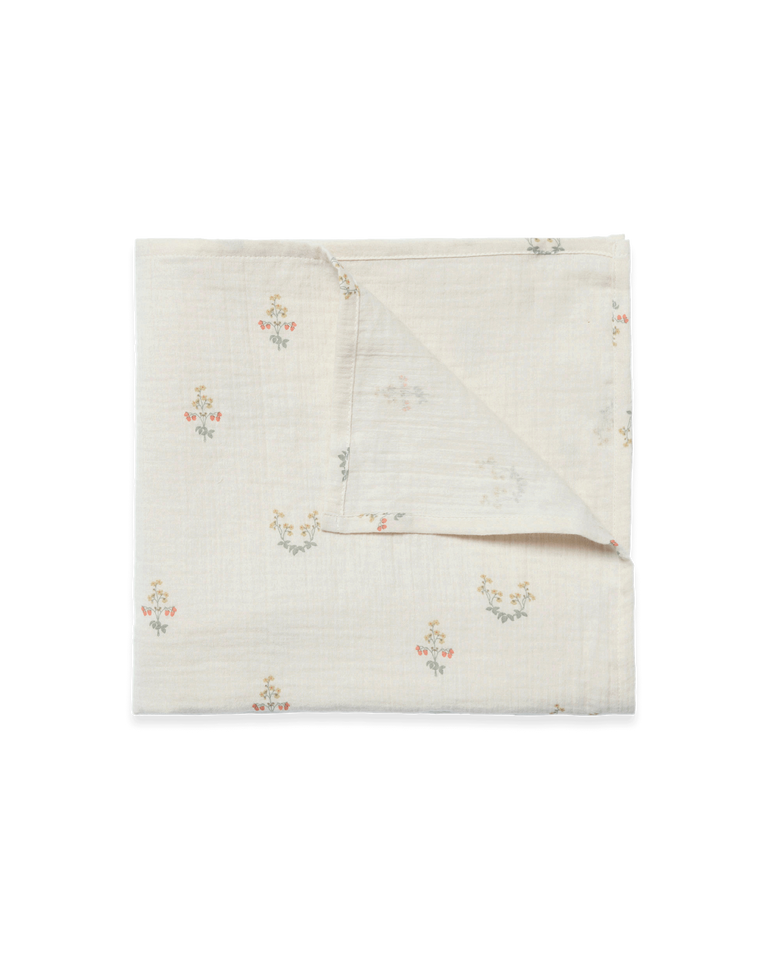 Garbo and friends La Fraise swaddle blanket