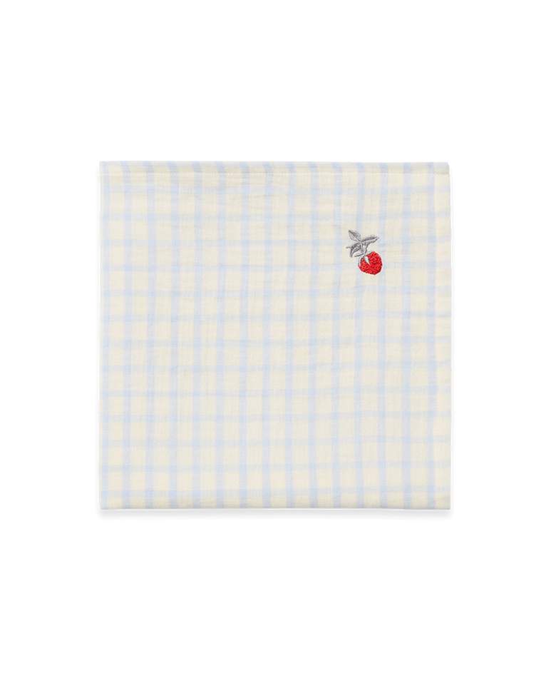 Garbo and friends Gingham swaddle blanket