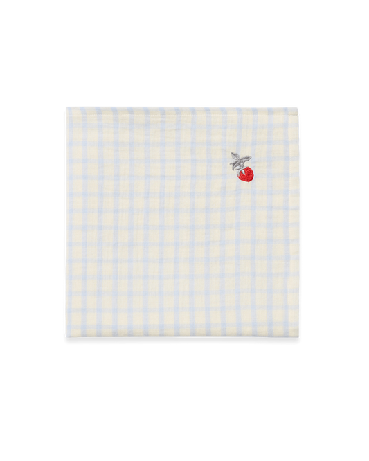 Garbo and friends Gingham swaddle blanket