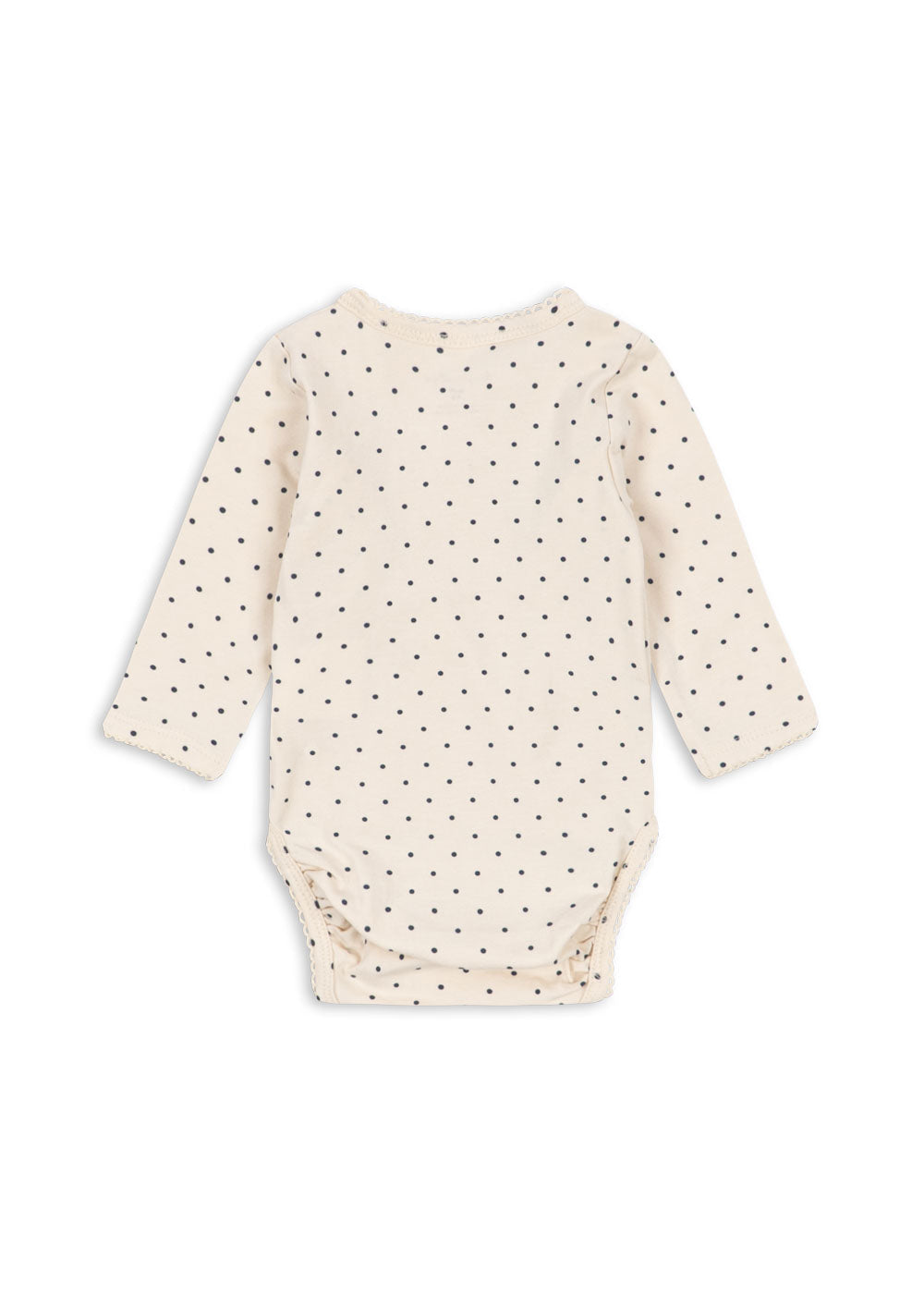 Konges Sloejd Blue Dot newborn body back