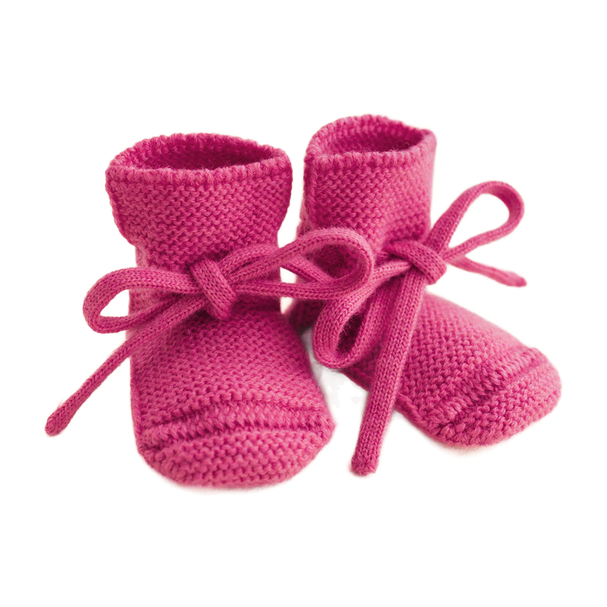 Hvid Booties – Fuchsia