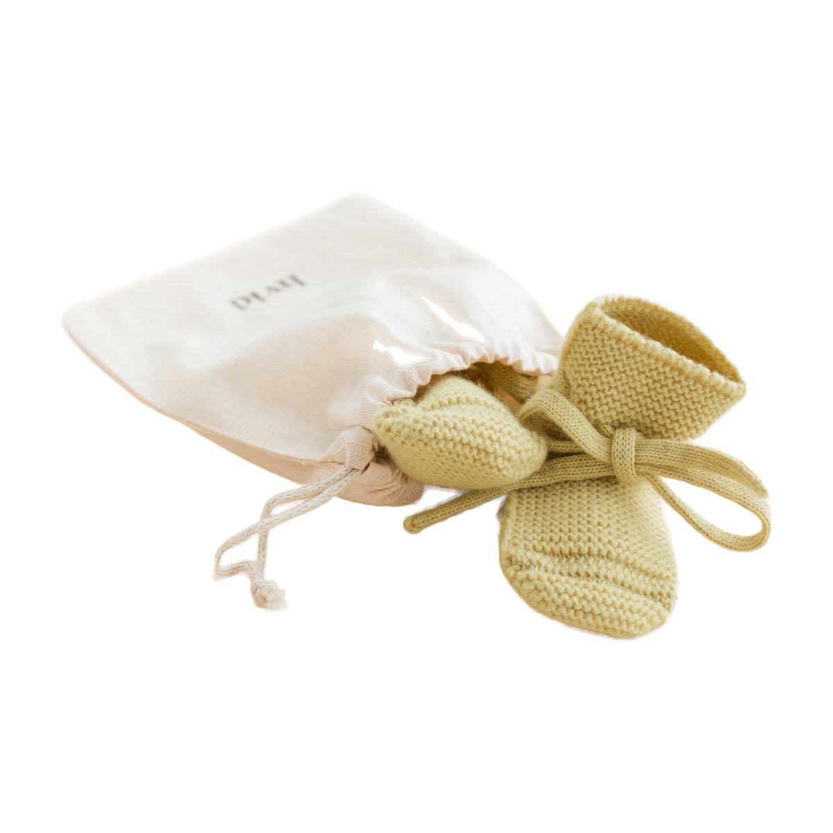 Hvid Booties – Light Yellow
