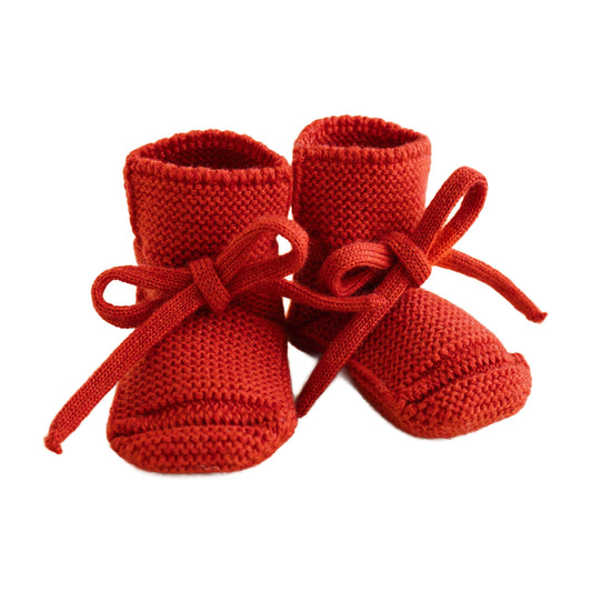 Hvid Booties – Red