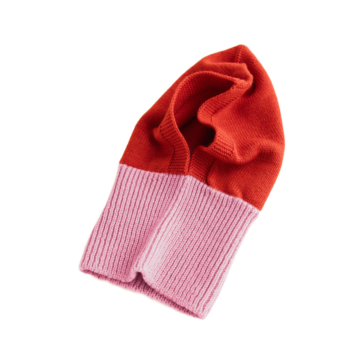 Hvid Balaclava cotton candy/red