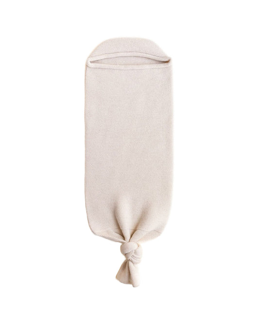 Hvid Cocoon baby wrap in Cream on white
