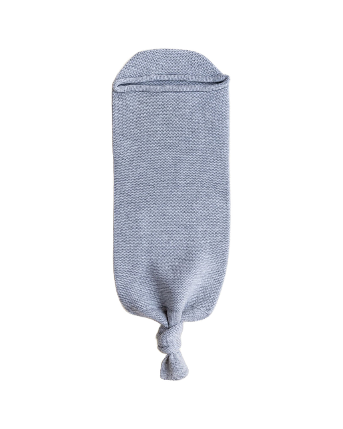 Hvid Cocoon baby wrap in Grey Melange on white