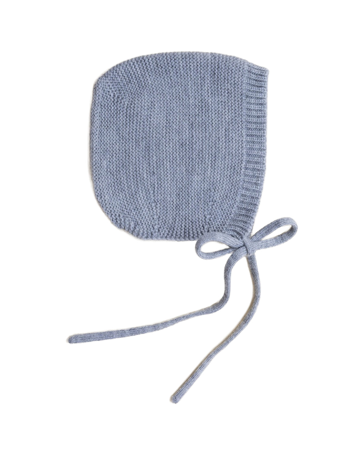 Hvid dolly bonnet- grey melange on white