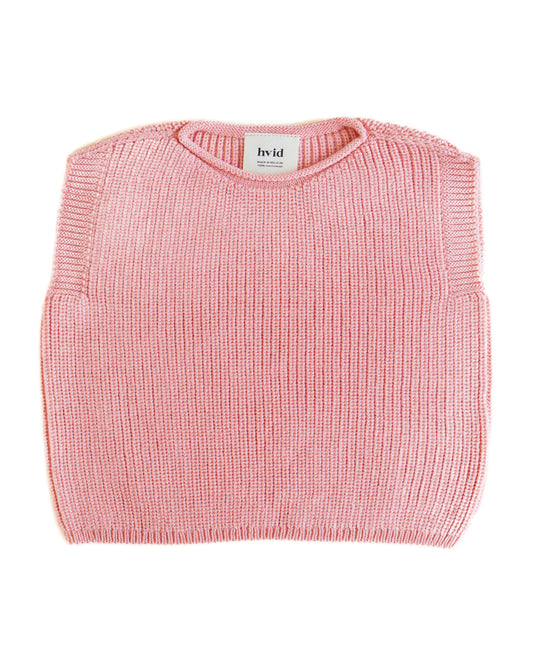 Hvid Harvey vest- bubblegum on white