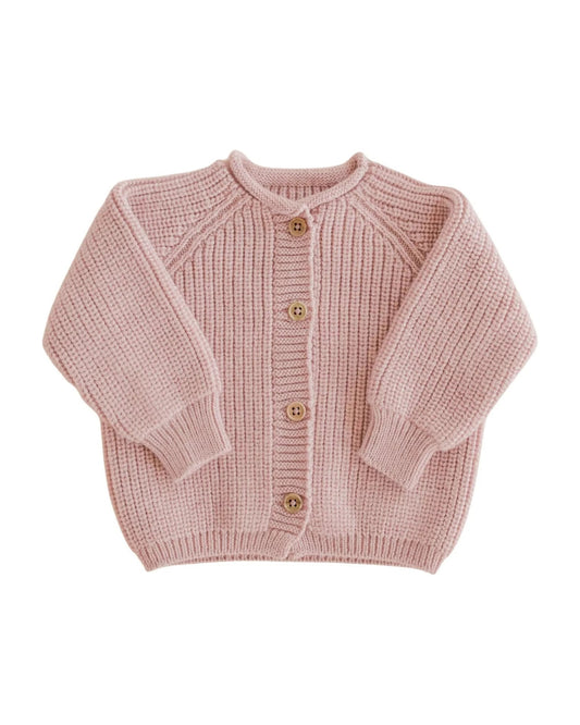 Hvid Inga cardigan-powder on white