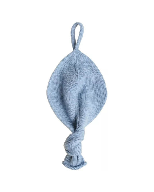 Hvid Titi Comforter- light blue on white