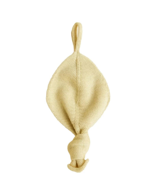 Hvid Titi Comforter- light yellow on white