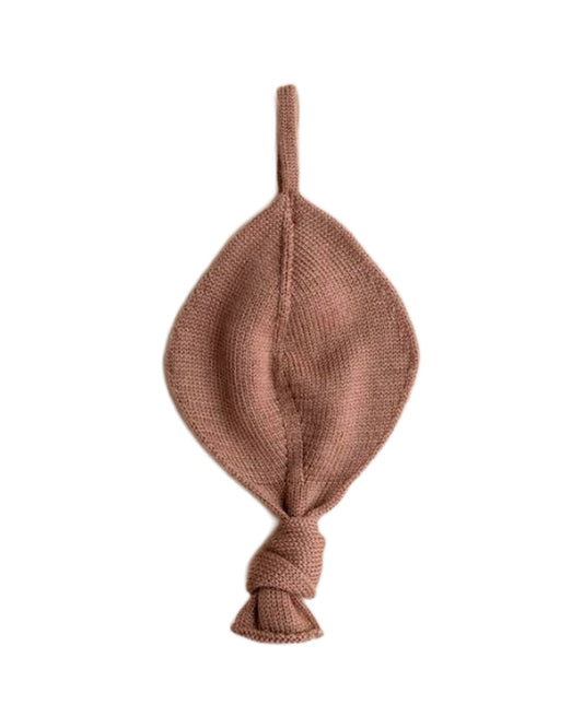 Hvid Titi Comforter-Terracotta on white