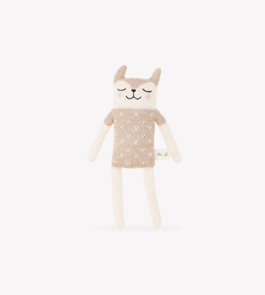 Main Sauvage Fawn knit toy |  sand
