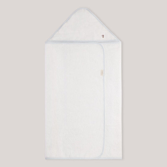 Bobbi Bath towel - Pale blue stripe