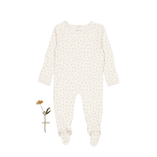 Lovely Littles Pink Roseberry printed romper